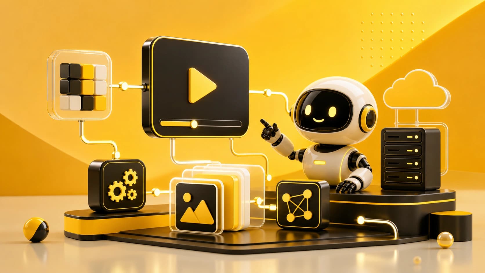 AI developer platform CTA illustration