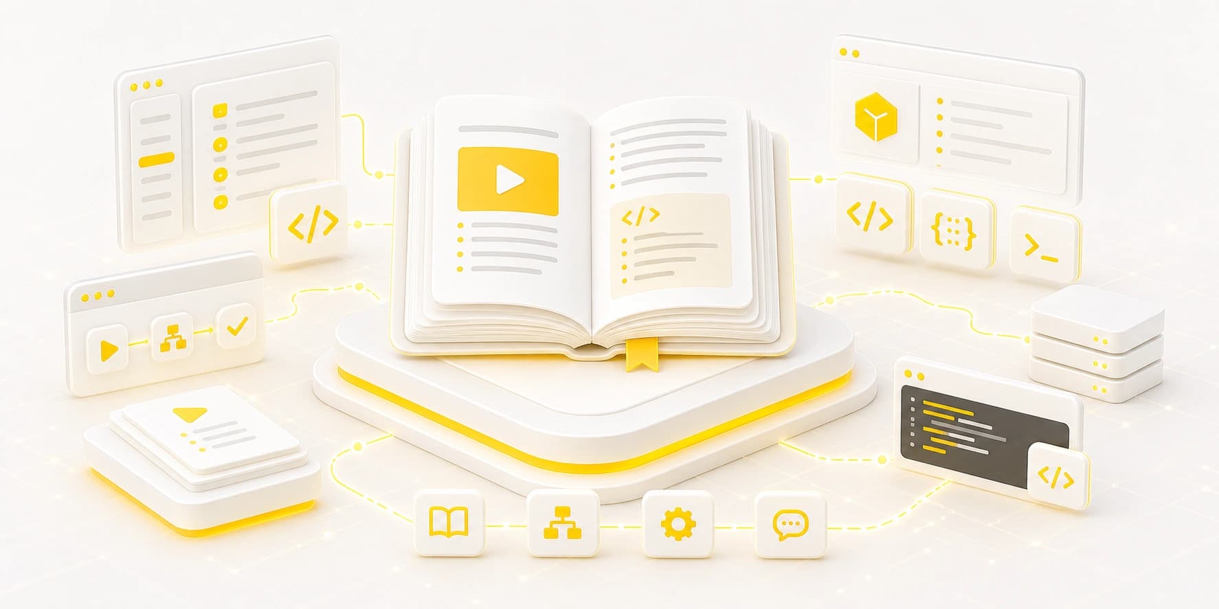 Developer documentation resource illustration