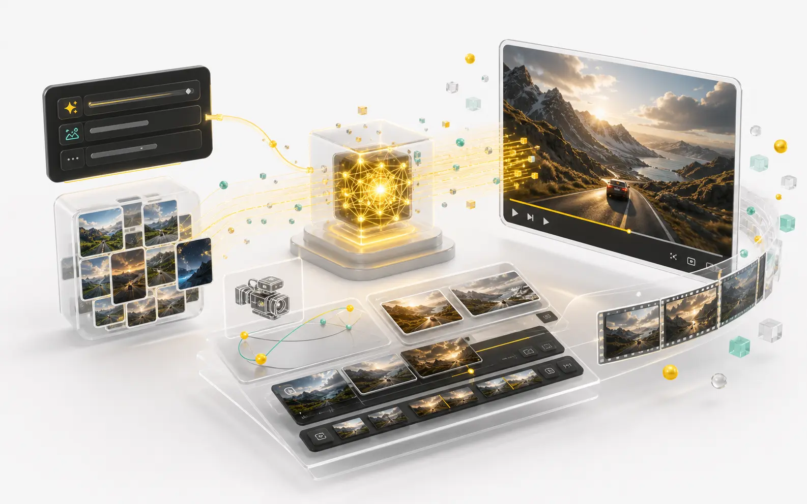 AI video generation platform visual